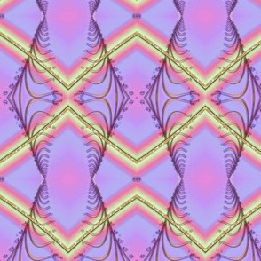 Zigzag Pastel Rainbow, Purple