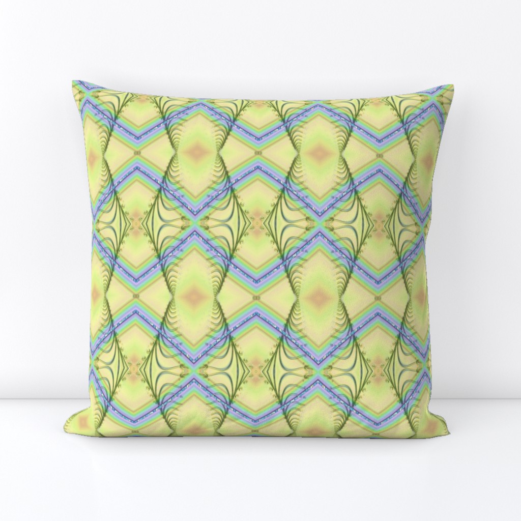 Zigzag Pastel Rainbow, Yellow