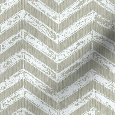 French Shabby ZigZag - Linen