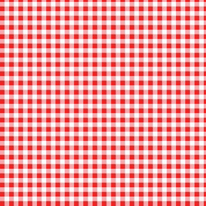 red gingham