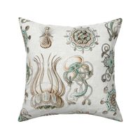 Sea Creatures on Linen