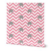 Baby Elephants in Cotton Candy