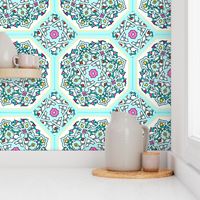 Circle Lock ~ Spring Break ~ Persian Tiles