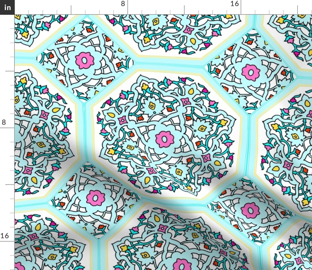 Circle Lock ~ Spring Break ~ Persian Tiles