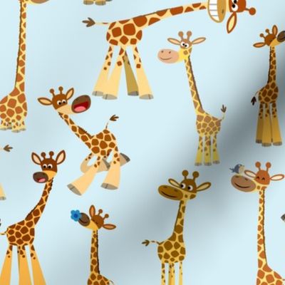 Cute Cartoon Giraffes by Cheerful Madness!!