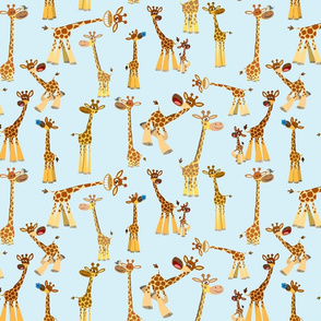 Cute Cartoon Giraffes by Cheerful Madness!!