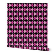 Monster High - Pink rhombus (argyle)