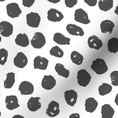 dots // dot fabric charcoal grey dot fabric andrea lauren design