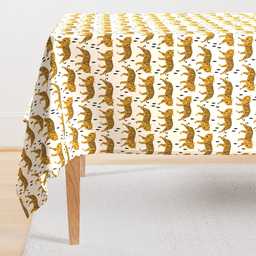 Tiger fabric // nursery baby andrea lauren design 
