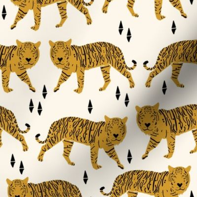 Tiger fabric // nursery baby andrea lauren design 