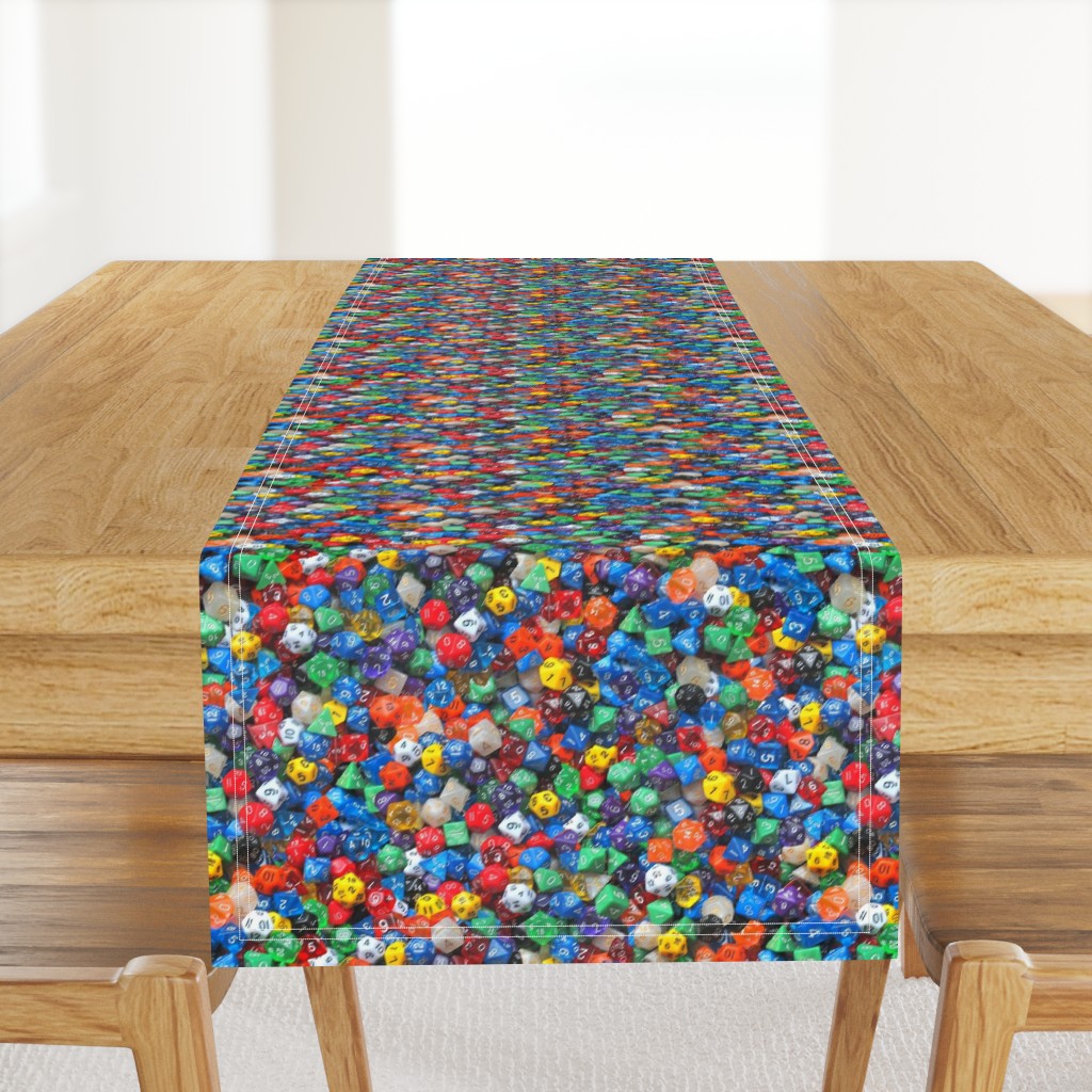 a sea of dice