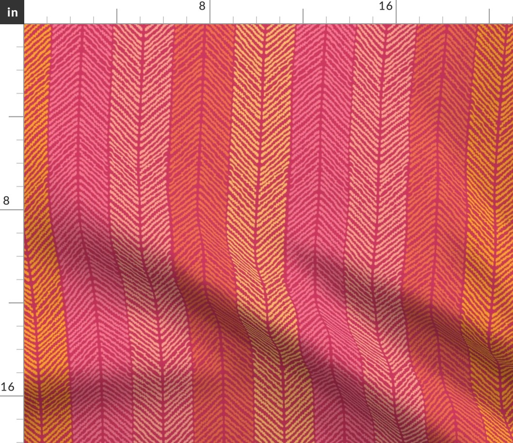 Chevron Ikat Stripes