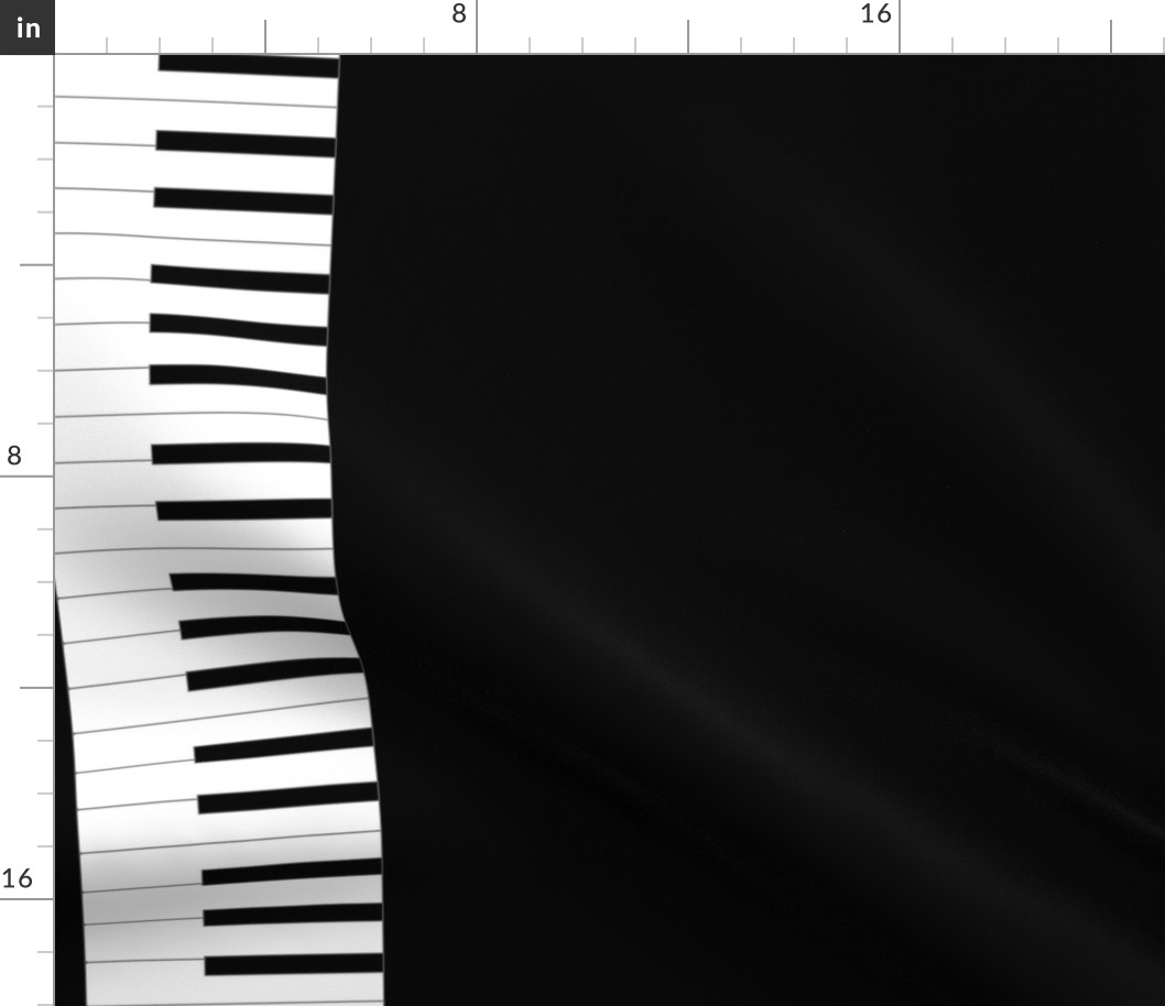 02255114 : piano keyboard border