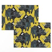 rhinoceros yellow