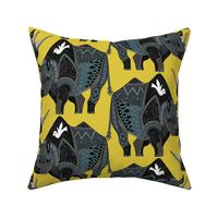 rhinoceros yellow