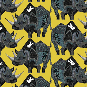 rhinoceros yellow