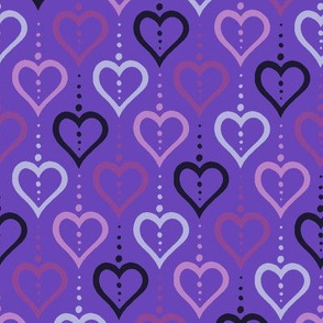 Heart Chain - Violet