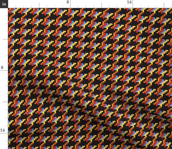 Tissu Au Mètre Pixel Art Geek Pixel