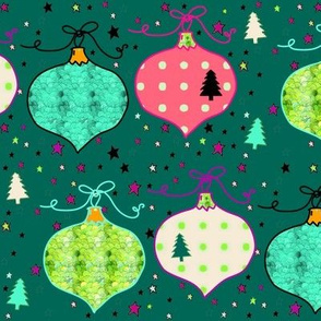 Christmas Trees Stars & Ornaments 