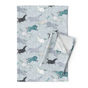 Wild horses Blue (small)