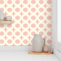 pink circle ikat