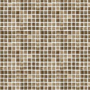 Brown Waterolour Grid