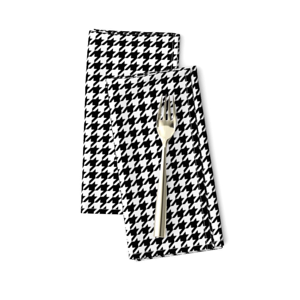 The Houndstooth Check ~ Black and White Small