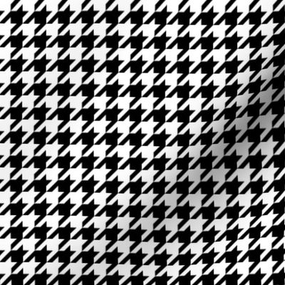 The Houndstooth Check ~ Black and White Small