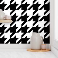 The Houndstooth Check ~ Black and White Small