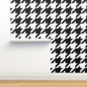 The Houndstooth Check ~ Black and White Small