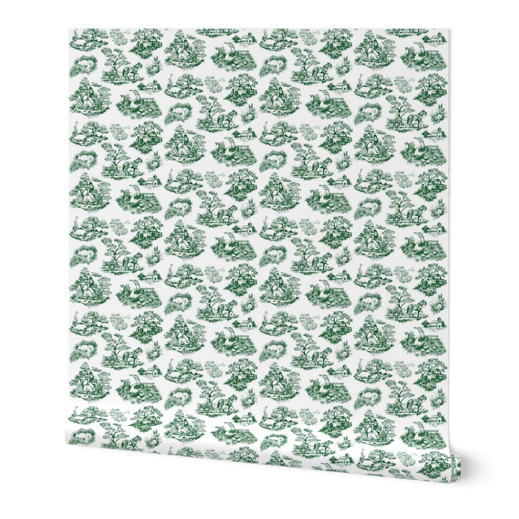 Countryside toile Green