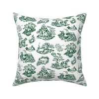 Countryside toile Green