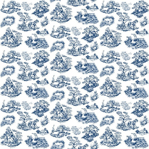 Countryside Toile Blue