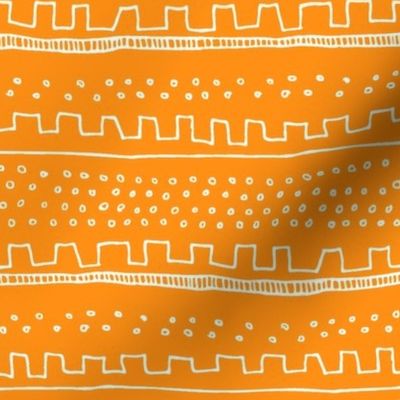 Horizontal Orange Stripe