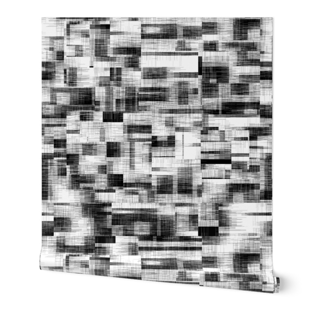 Black and White Texture Geometric