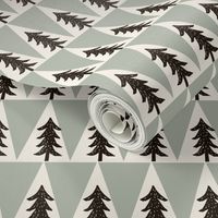 trees // forest woodland camping triangles boys room outdoors 