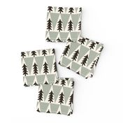 trees // forest woodland camping triangles boys room outdoors 
