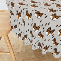 fox // geometric fox head kids baby nursery trendy kids grey baby boy gender neutral fox design for kids