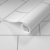 subway tile - white