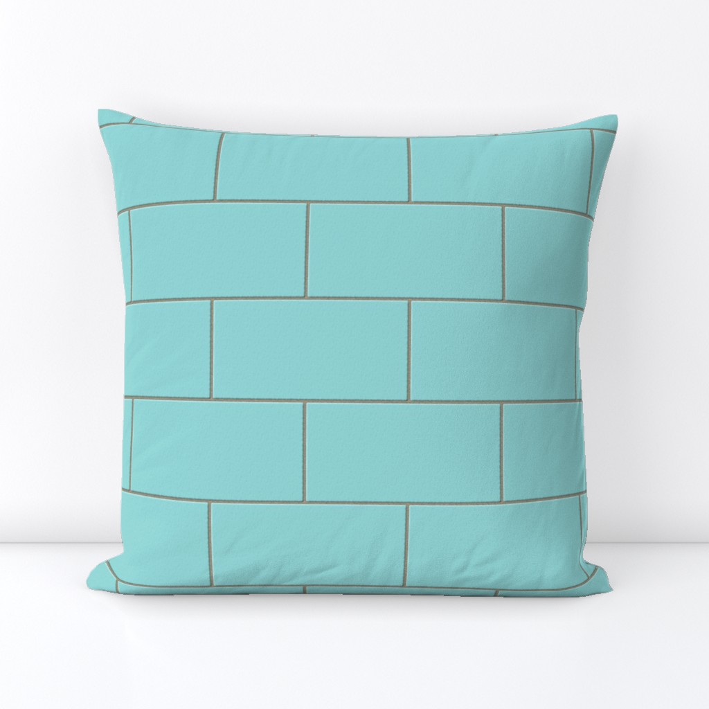 subway tile - robins egg blue