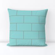 subway tile - robins egg blue