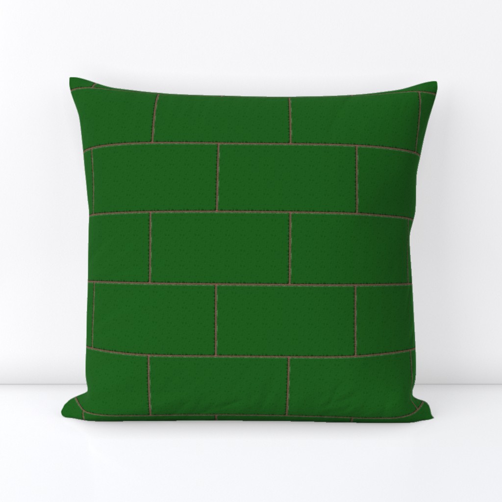 subway tile - sherwood forest green