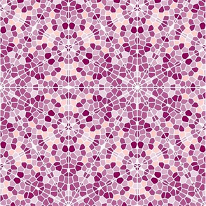 Mosaic in pink