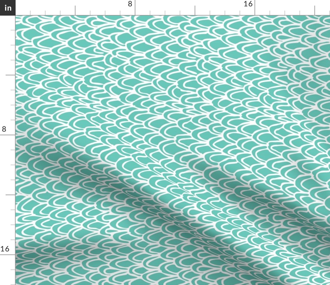 Vertical Teal Scale