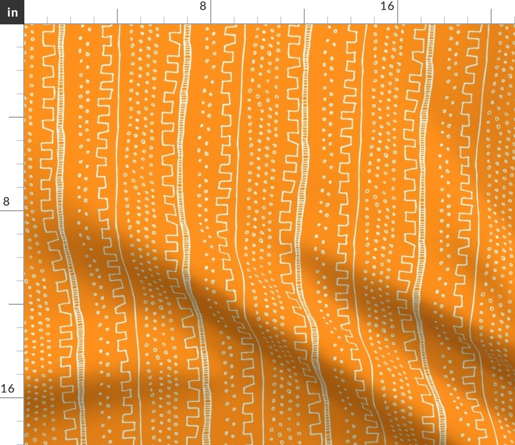 Vertical Orange Stripe