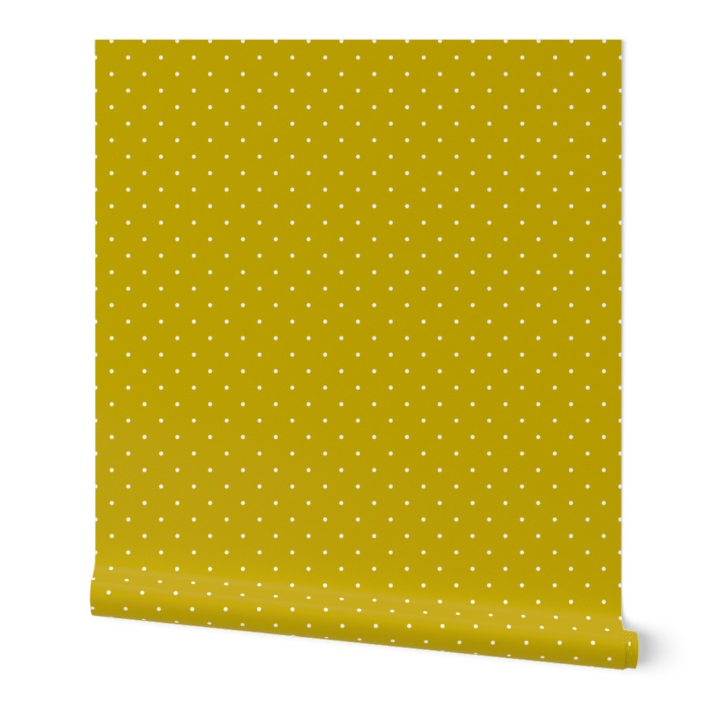 Mustard polka dot