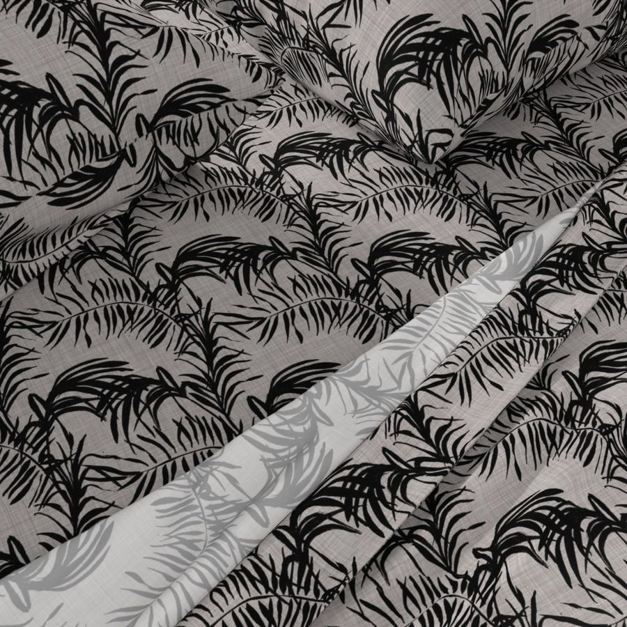 Tropical Palm (black grey)