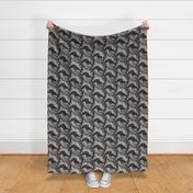 Tropical Palm (black grey)