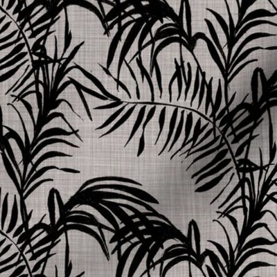 Tropical Palm (black grey)