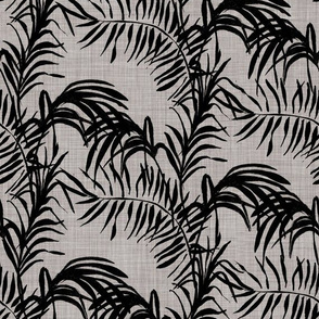 Tropical Palm (black grey)